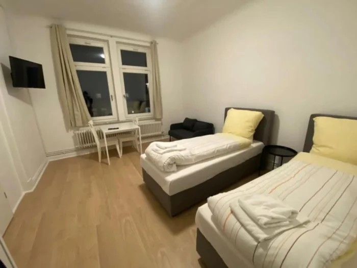 Monteurswohnung im 2. OG R Schlafzimmer