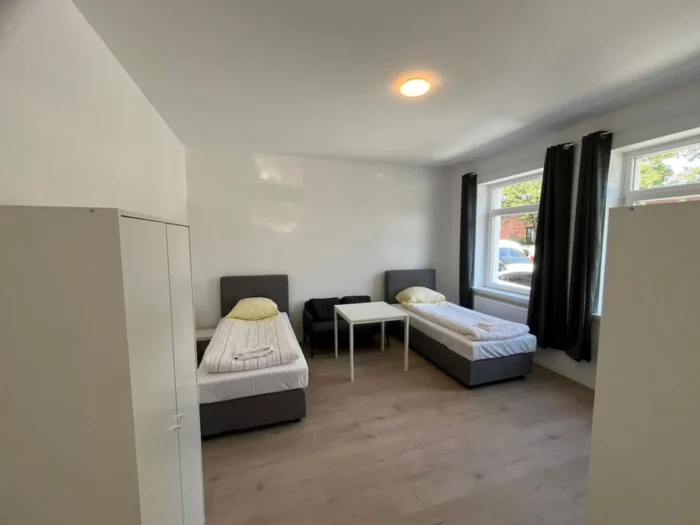 Unterkunft in Bahnhofsnähe Schlafzimmer
