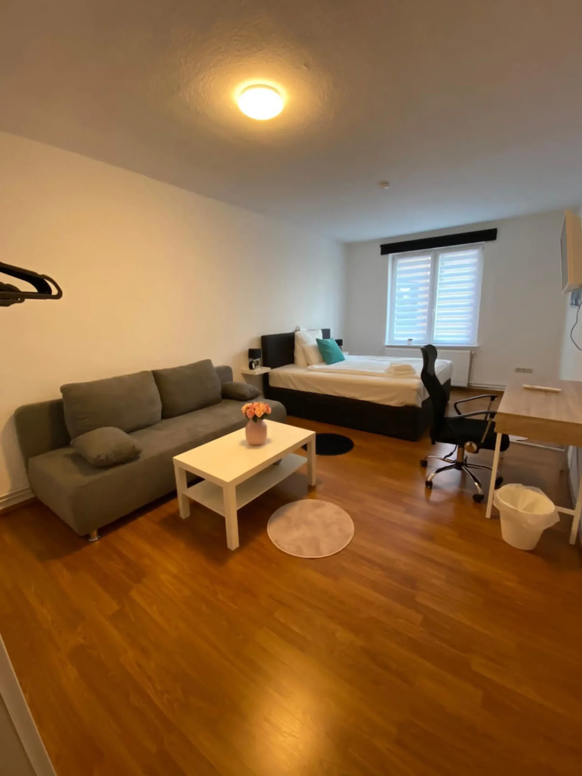 Monteurwohnung am Bahnhof Wohnbereich