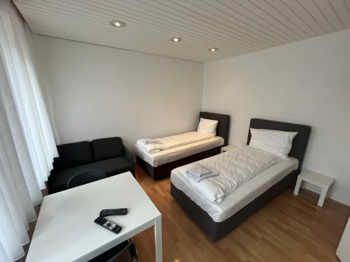 Monteurwohnung in der Innenstadt Schlafzimmer