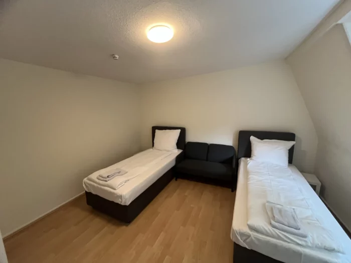 Wohnung in der Innenstadt 1.OG Schlafzimmer